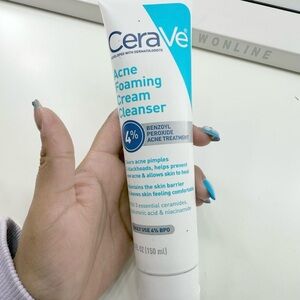 CeraVe Acne Foaming Cream Cleanser